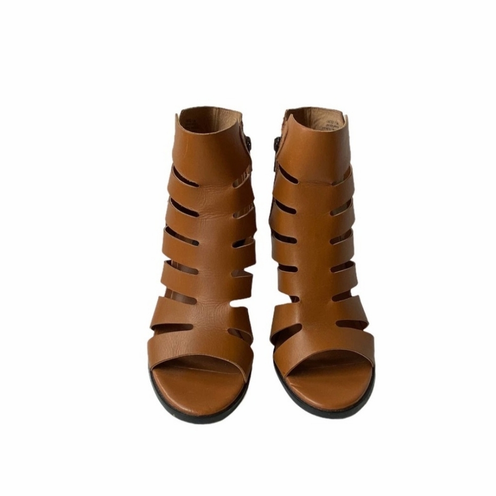 Steven Steve Madden Ankle Boots Tan Casted 7.5M